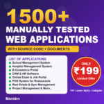 Manidev web applications