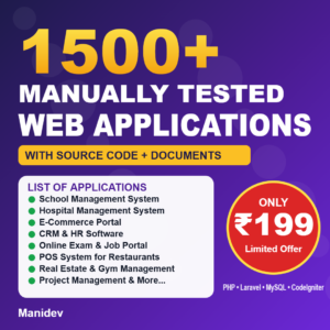 Manidev web applications