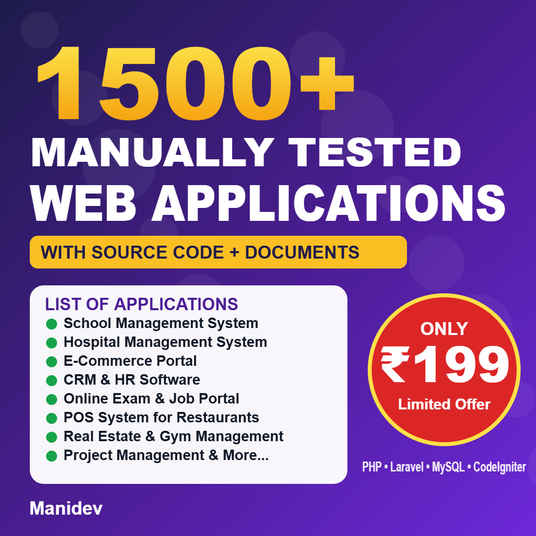 manidev web app bundle v2 Manidev web applications